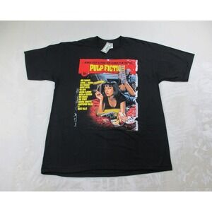 DEADSTOCK NEW VINTAGE Pulp Fiction Shirt Mens Extra Large Black Movie Promo 94*